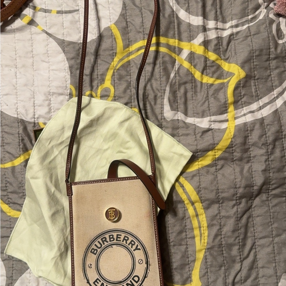 Burberry crossbody. With dust Rough condition bag and original box